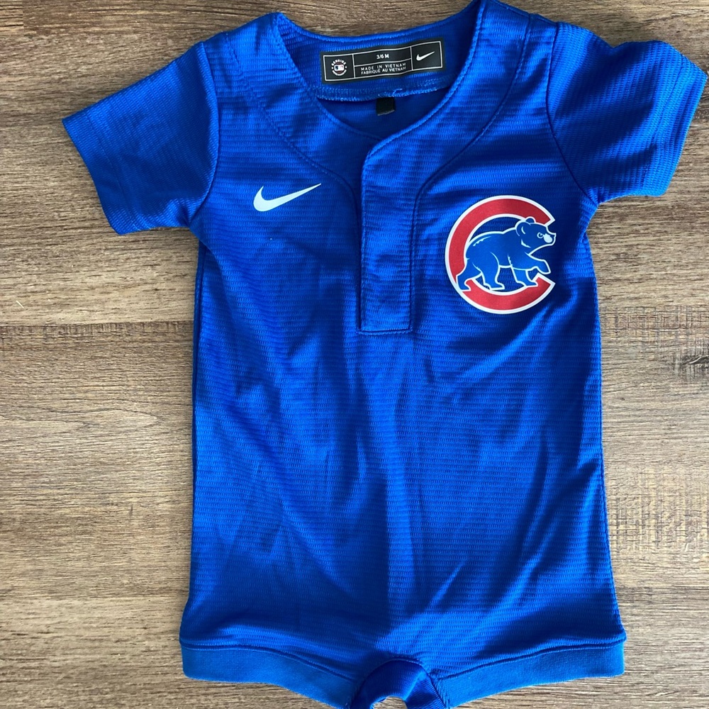 Chicago Cubs MLB Nike Jersey Onsie Toddler Size 3-6 Months Old